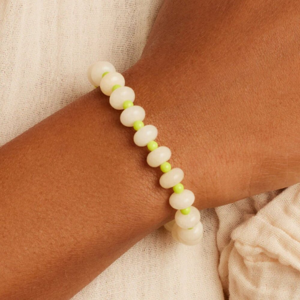 Gorjana White Chalcedony Palma Bracelet